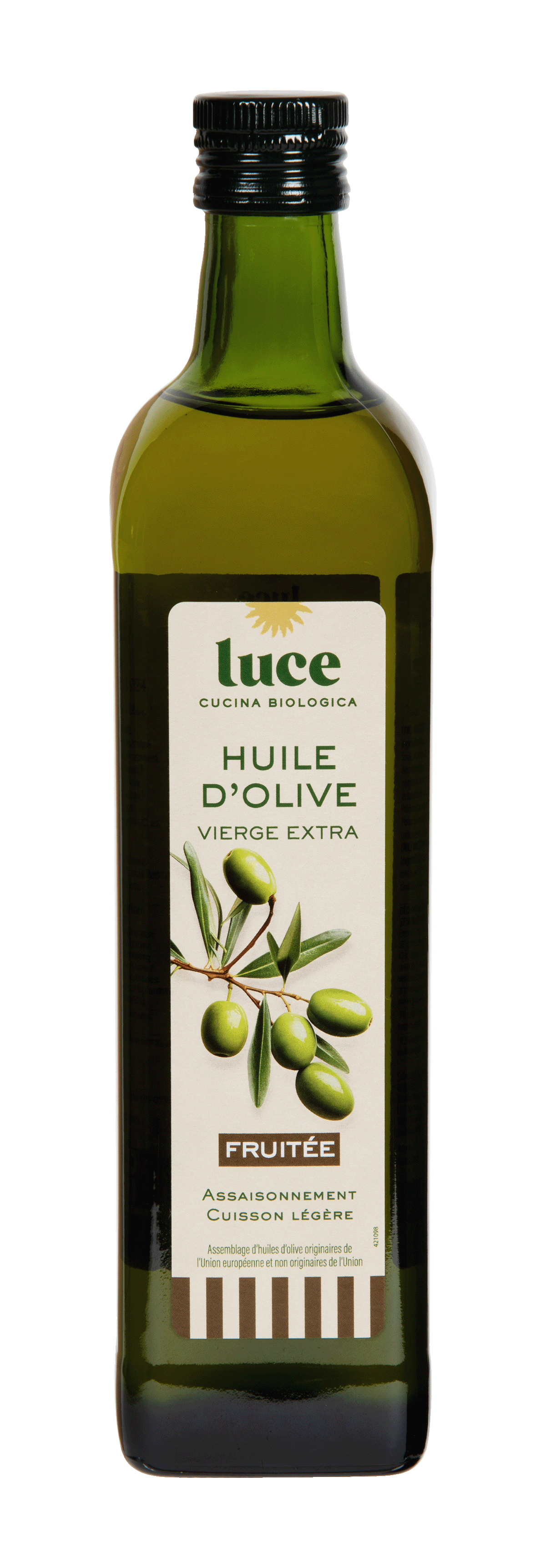 Luce Huile olive vierge extra fruitee bio 75cl - 1902